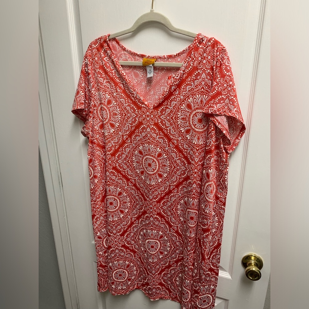 Ruby Rd. Coral Paisley Women's dress